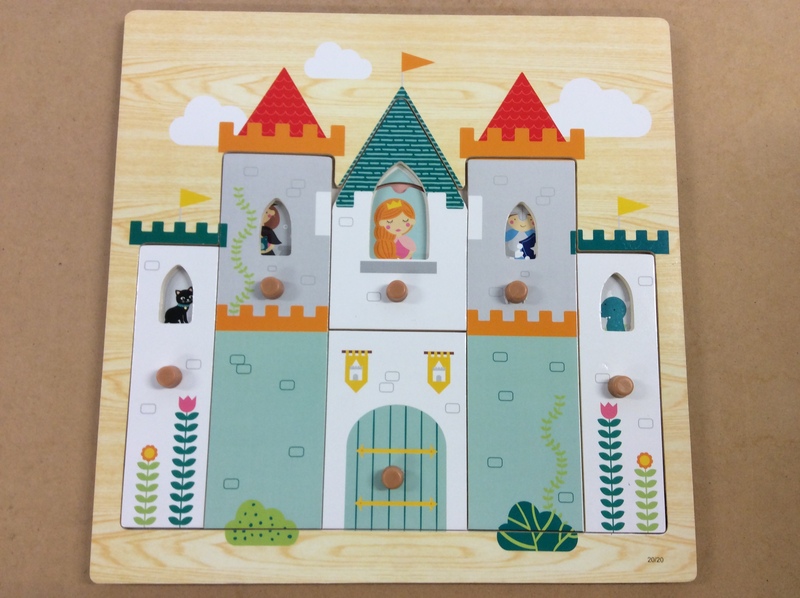 C201412: Wooden Layered Castle Puzzle