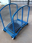 a2.376.15: CLIMBING FRAME  BLUE METAL ARCH BRIDGE