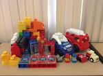 Mega Blocks Fire And Police Station 