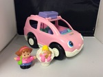 LITTLE PEOPLE PINK CAR