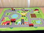 City Road Map with Cars 