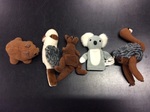 AUSTRALIAN ANIMAL FINGER PUPPETS