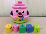 PINK COOKIE JAR SHAPE SORTER