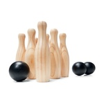 G1.0235: Wooden Skittles Game Set
