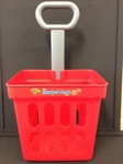 Plastic Shopping Trolley with Food Items