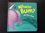 BOOK - Whose Bum? At the Zoo