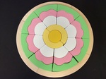 Wooden Block Flower Puzzle