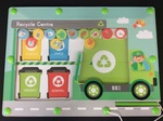 Wooden Recycle Truck Magnetic Board