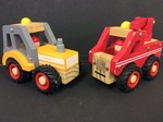 E2.014.2: SMALL WOODEN TRUCK SET