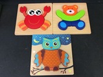 OWL, CRAB & TEDDYBEAR PUZZLES