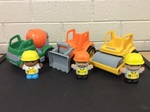 Construction vehicle set