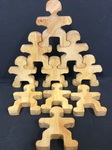 Wooden Stacking People