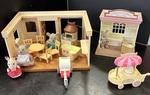Sylvanian Families Pizza Shop and Sweet Store