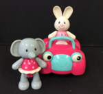 ROSIE RABBIT, ELLIE ELEPHANT AND CAR