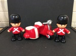 NUTCRACKER SOLDIERS AND BIKE