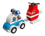 Duplo Fire Helicopter & Police Car 10957