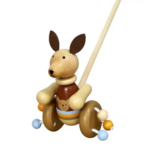 Wooden Push Along Kangaroo