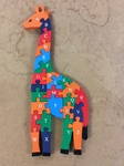 ALPHABET/NUMBER GIRAFFE JIGSAW