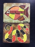 ABORIGINAL SERPENT AND FISH PUZZLE