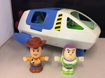 Little People Buzz Lightyear, Woody & Space ship