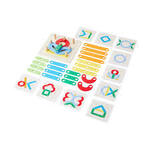 Wooden Play Number and Letter Peg Puzzle