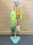 Broom Set and Stand