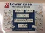 LOWER CASE EDUCATIONAL BRICKS