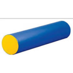 YELLOW AND BLUE FOAM CYLINDER