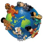 CHILDREN OF THE WORLD FLOOR PUZZLE