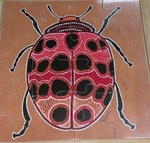ABORIGINAL ART LADY BIRD PUZZLE