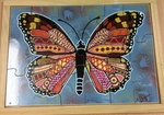 ABORIGINAL PRINT BUTTERFLY PUZZLE
