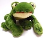 PLUSH CROAKING FROG
