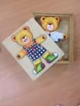 BOY BEAR DRESSING BOARD
