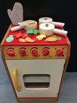 COLOURFUL WOODEN OVEN/STOVE