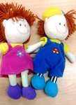 PLUSH DOLLS BOY AND GIRL