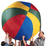 LARGE MULTICOLOURED EARTH BALL