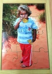 BOY EATING BUSH TUCKER PUZZLE