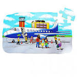 PLANE FLOOR PUZZLE