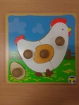 LARGE KNOBBED CHICKEN PUZZLE