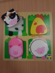 CHUNKY FARM ANIMAL TACTILE PUZZLE