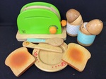 WOODEN BREAKFAST SET