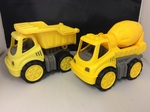 E2.221.1: CEMENT AND DUMP TRUCK
