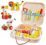 C3.100.6: Wooden Animal Assemble Toolbox
