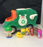 LITTLE PEOPLE RECYCLING TRUCK