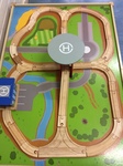 LARGE WOODEN TRAIN SET