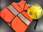 Firefighter Vest and Hat