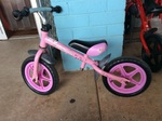 PINK BALANCE BIKE