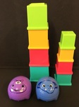 Square Stacking Blocks & Rolling Toys