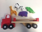 Wooden animal truck