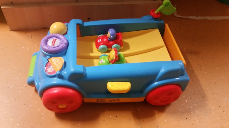 649: Pull Along Car And Toys